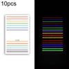 10 PCS Waterproof Color Luminous Tattoo Sticker Face Sticker(EX-001)