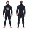 SLINX Thickened Long-sleeved Split Wetsuit With Headgear, Size: L(Pants)