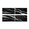 4 PCS  Crystal Film Wall Tile Sticker Imitation Marble Pattern Wall Sticker(DLS030)