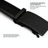 COWATHER CZ032 Men Two-Layer Leather Casual Business All-Match Automatic Buckle Belt, Length: 120cm(Black)
