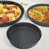 BM1075 Perforated Pizza Pan Kitchen Carbon Steel Non-stick Fruit Pie Mould Bakeware, Specification: 9 inches
