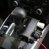 WF-0120 12V / 24V 3 Way Triple Sockets USB Car Cigarette Lighter Socket Splitter Charger(Black)