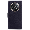 For Realme 13+ Global Tiger Embossing Pattern Flip Leather Phone Case(Black)