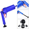 Kitchen Toilet High Pressure Drain Pipes Sinks Air Power Blaster Cleaner Plunger Clog Remover