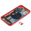 iPhone 12 Red Battery Back Cover Assembly with Side Keys & Camera Lens
