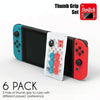 Left + Right Gamepad Rocker Cap Button Cover for Switch(Red)