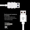 Lenyes LC701 2m 2.0A Output USB to 8 Pin PVC Data Sync Fast Charging Cable