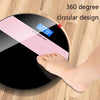 Body Weight Scale USB Home Body Fat Scale Battery Version(Black Red)