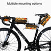 ESLNF Outdoor Large Capacity Bicycle Bag Mountain Bike Cycling Waterproof Satchel(Brown)