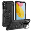 For Samsung Galaxy M13 5G Lens Holder MagSafe Phone Case(Black)