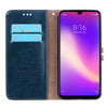 Business Style Oil Wax Texture Horizontal Flip Leather Case for Xiaomi Redmi 7, with Holder & Card Slots & Wallet (Blue)