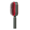 Self Cleaning Hair Brush Air Cushion Massage Comb For Women(Red)