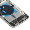 iPhone 12 Pro Max Back Cover Assembly (Black) - With Side Keys & Wireless Charging