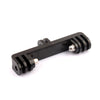 Double Bracket with Screw Mount Adapter for GoPro Hero11 Black / HERO10 Black /9 Black /8 Black /7 /6 /5 /5 Session /4 Session /4 /3+ /3 /2 /1, DJI Osmo Action and Other Action Cameras