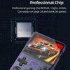 R36S Retro Handheld Game Console Linux System 3.5-Inch IPS Screen Portable Video Player 64G Purple Transparent