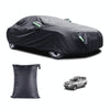 190T Silver Coated Cloth Car Rain Sun Protection Car Cover with Reflective Strip, Size: Y-M