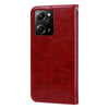 For Xiaomi Redmi Note 12 5G Global/Poco X5 Oil Wax Texture Leather Phone Case(Red)