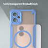 For Samsung Galaxy A06 5G Armor Glaze MagSafe Magnetic Phone Case(Blue)
