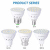 LED Concentrating Plastic Lamp Cup Household Energy-saving Spotlight(White Light)