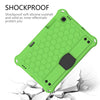 For Samsung Galaxy Tab S6 Lite P610 Honeycomb EVA + PC Shockproof Case with Strap(Green+Black)