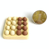 Dollhouse Mini Egg Box with 16 Eggs Model Toy