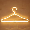 HS-20002 LED Coat Hanger Neon Light Room Decoration Lantern Holiday Light(Warm Light)