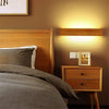45cm LED Solid Wood Wall Lamp Bedroom Bedside Lamp Corridor Wall Lamp(White Light)