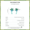 S925 Sterling Silver Coconut Tree Ear Stud Women Earrings