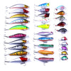 HENGJIA HENG JIA-SETL30 30 PCS Minnow Fishing Lure Set 6 Models Fishing Tackle Plastic Hard Bait
