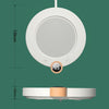 220V Home Thermostatic Coaster Timing Digital Display Warm Coaster, US Plug(White)
