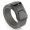 Men Casual Fashion Stretch Woven Quick Buckle Belt, Length: 125cm(Twill gray)