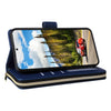 For Samsung Galaxy S24 5G Nine-card Slots Zipper Wallet Bag Leather Phone Case(Blue)
