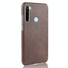 For Xiaomi Redmi Note 8 Shockproof Litchi Texture PC + PU Case(Brown)