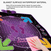 Bluetooth Electronic Dance Mat Children Music Dance Pad, Spec: Lighting Type With Microphone