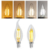 C35 Constant Current Flicker-free LED Highlight Retro Chandelier Lights, Power: Wax Tail E14-2W(4000K)