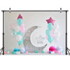 2.1m X 1.5m One Year Old Birthday Photography Background Party Decoration Hanging Cloth(580)