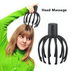 Electrical Scalp Massager Multi-Claw Vibrating Stress Relief Stimulating Hair Scratcher(Black)