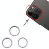 iPhone 14 Pro Camera Lens Protector (3 Pack, Deep Purple)