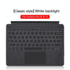 For Microsoft Surface Pro 8 / 9 / X Magnetic Bluetooth Keyboard with backlight