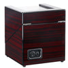 Ebony Lacquer Single-Head 2-Position Watch Box Rotating Winding Watch Shaker Motor Box,US Plug(W113RT)