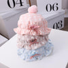 MZ9827 Crown Newborn Cotton Hat Cartoon Baby Basin Hat Princess Hat, Size: Cap Circumference Around 42-46cm(Light Blue)