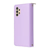 For Samsung Galaxy A13 5G / 4G Nine-card Slots Zipper Wallet Bag Leather Phone Case(Purple)