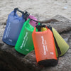Outdoor Waterproof Single Shoulder Dry Bag Dry Sack PVC Barrel Bag, Capacity: 5L (Orange)