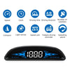 Car HUD GPS Head-Up Display - Speed, Fatigue Alerts, 10Hz Refresh