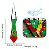Christmas Children Cartoon Ties Holiday Party Performance Costume Props, Color: Santa Cloth