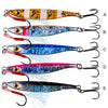 PROBEROS LF126 Long Casting Lead Fish Bait Freshwater Sea Fishing Fish Lures Sequins, Weight: 20g(Color B)