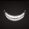 J06 Motorcycle Helmet Sticker Large Teeth