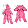 Dog Raincoat with Harness, Pink, Medium