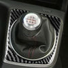 Car Carbon Fiber Manual Gear Decorative Sticker for Honda Civic 8th Generation 2006-2011, Left Drive