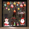 Santa Claus Hanging Stickers Shop Window Glass Door Living Room Wall Stickers(6308)
